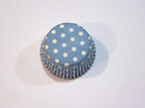 Blue Dotty Cupcake Papers - Click Image to Close
